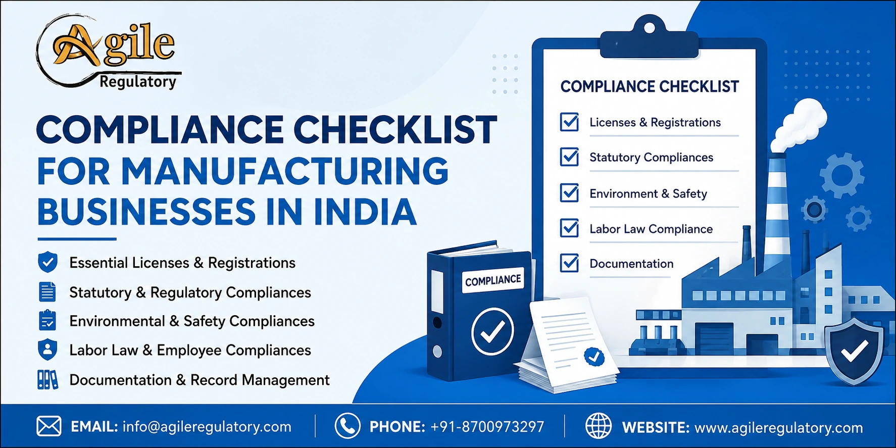 Compliance Checklist for Manufacturing Businesses in India