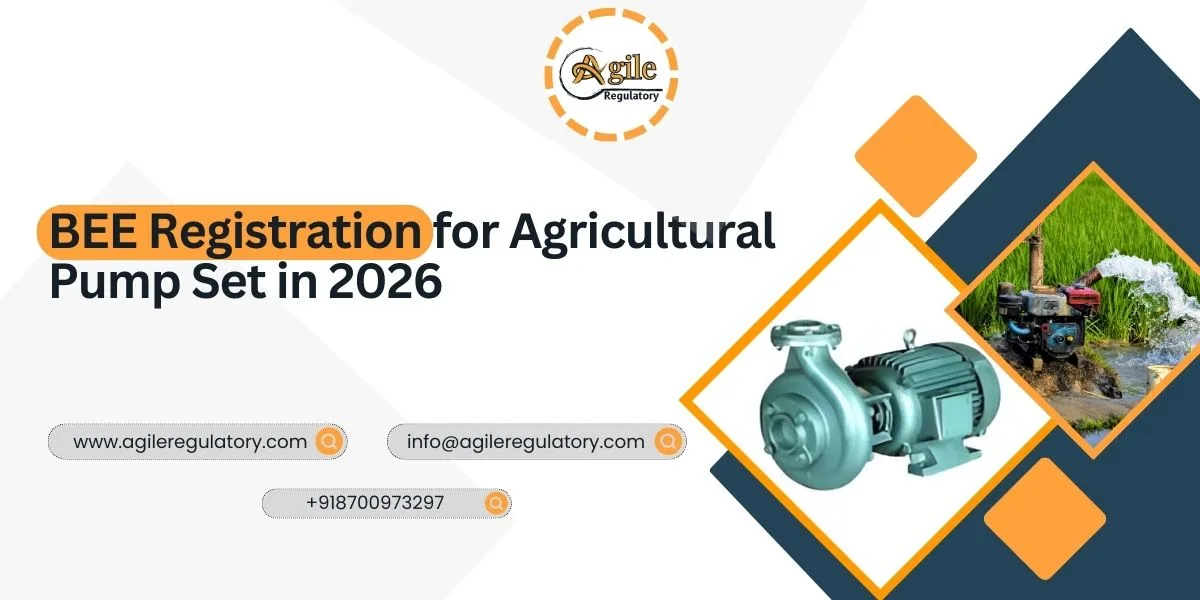 BEE Registration for Agricultural Pump Set in 2026