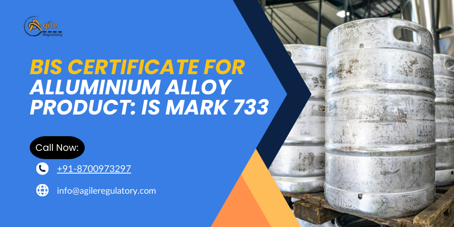 BIS Certificate for Aluminium Alloy Products IS 733