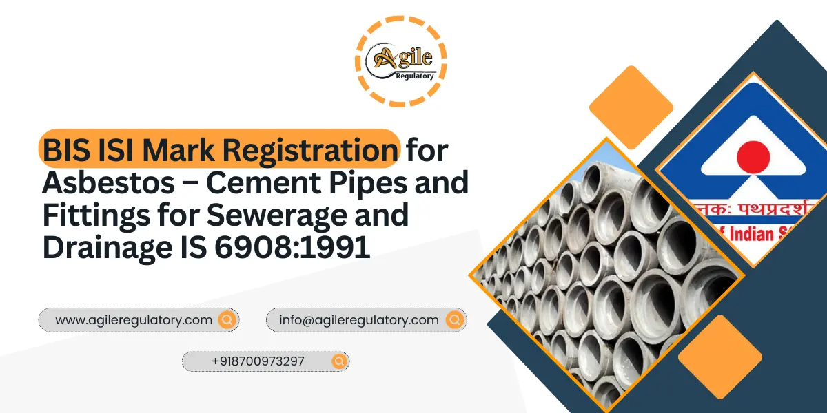 BIS ISI Mark for Asbestos Cement Pipes IS 6908:1991