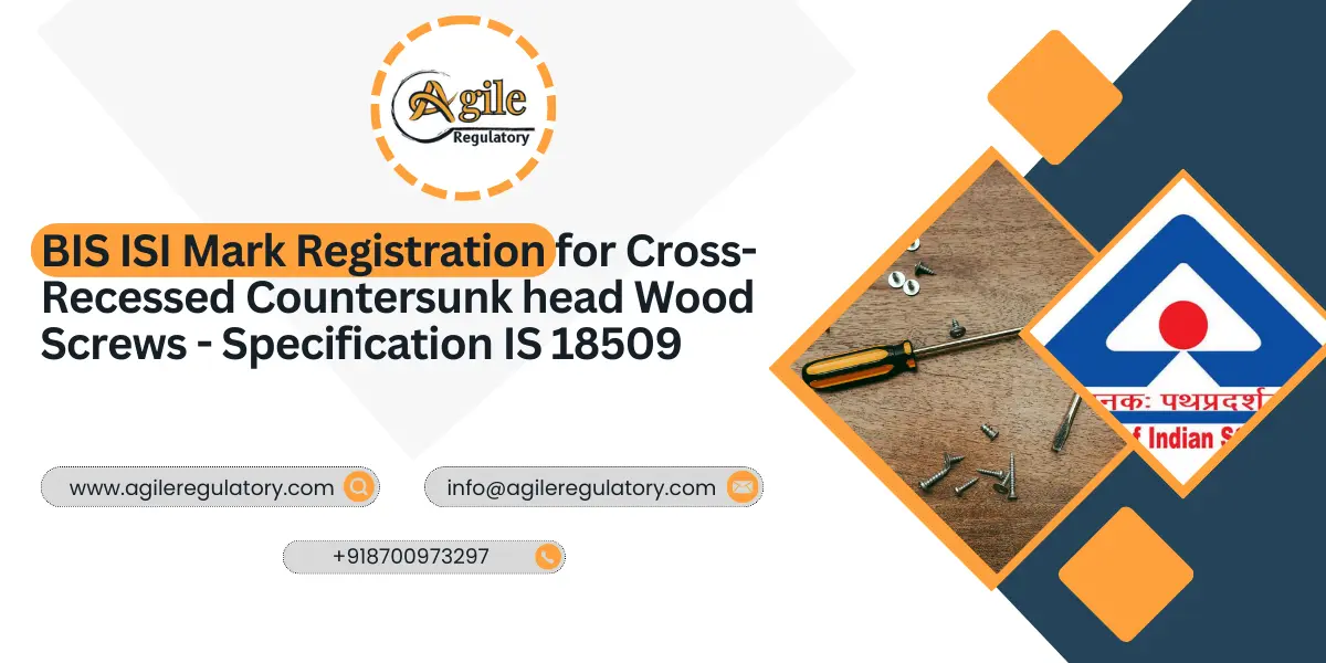 BIS ISI Mark Registration Wood Screws ISI 18509 
