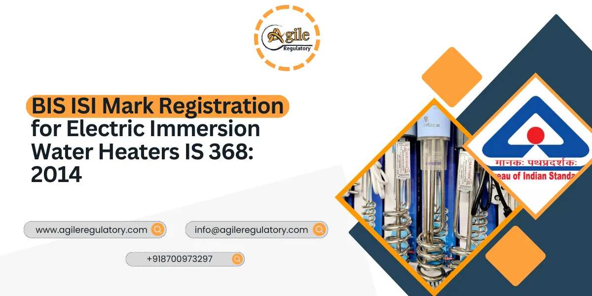 BIS ISI Mark for Electric Immersion Heaters IS 368