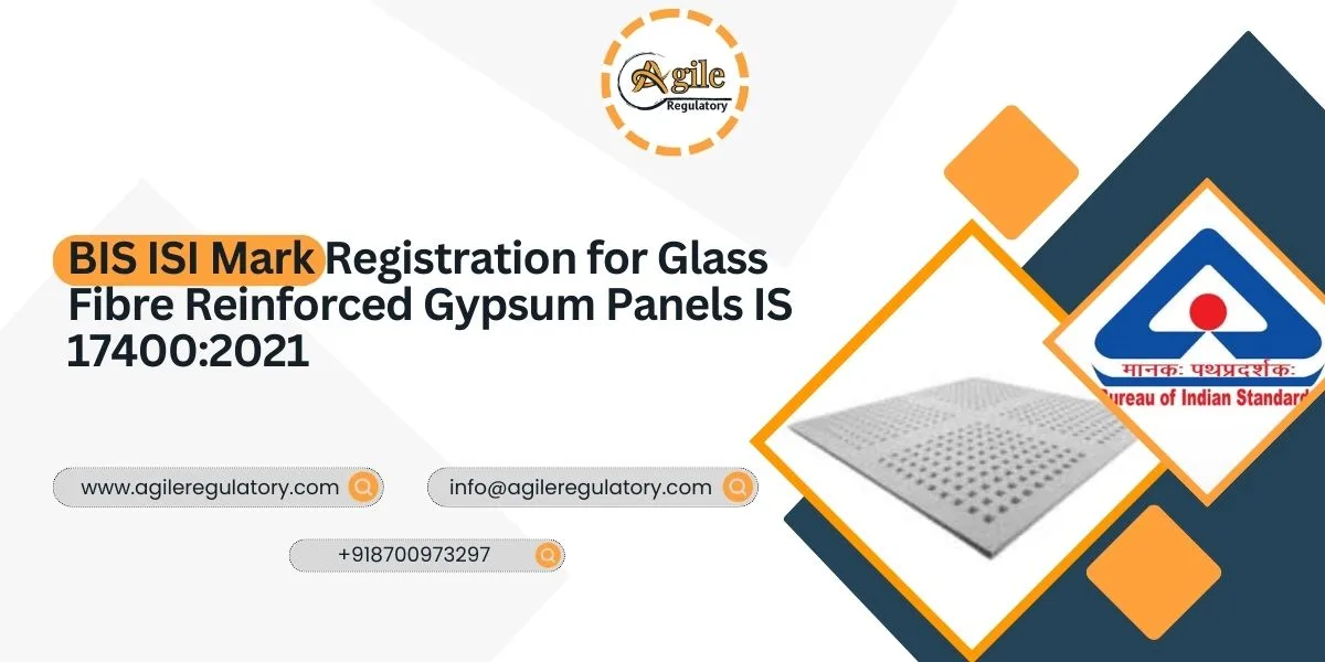 BIS ISI Mark for GFRG Panels IS 17400:2021