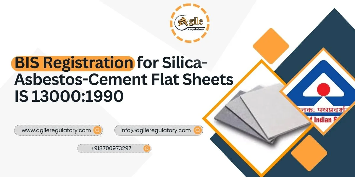 BIS Registration Process for Cement Flat Sheets India