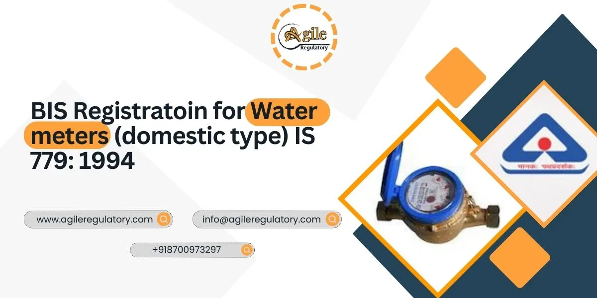 BIS Registration for Water Meters IS 779:1994 Guide
