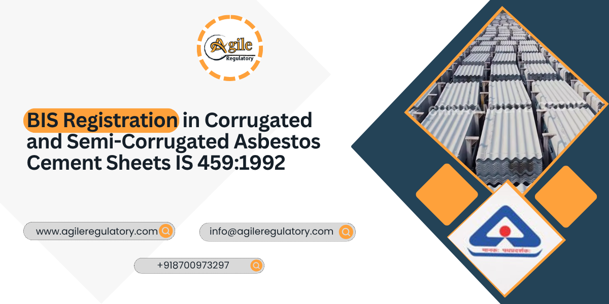 BIS Certification for Corrugated Cement Sheets IS 459