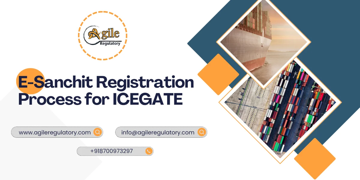 E Sanchit ICEGATE Registration Process