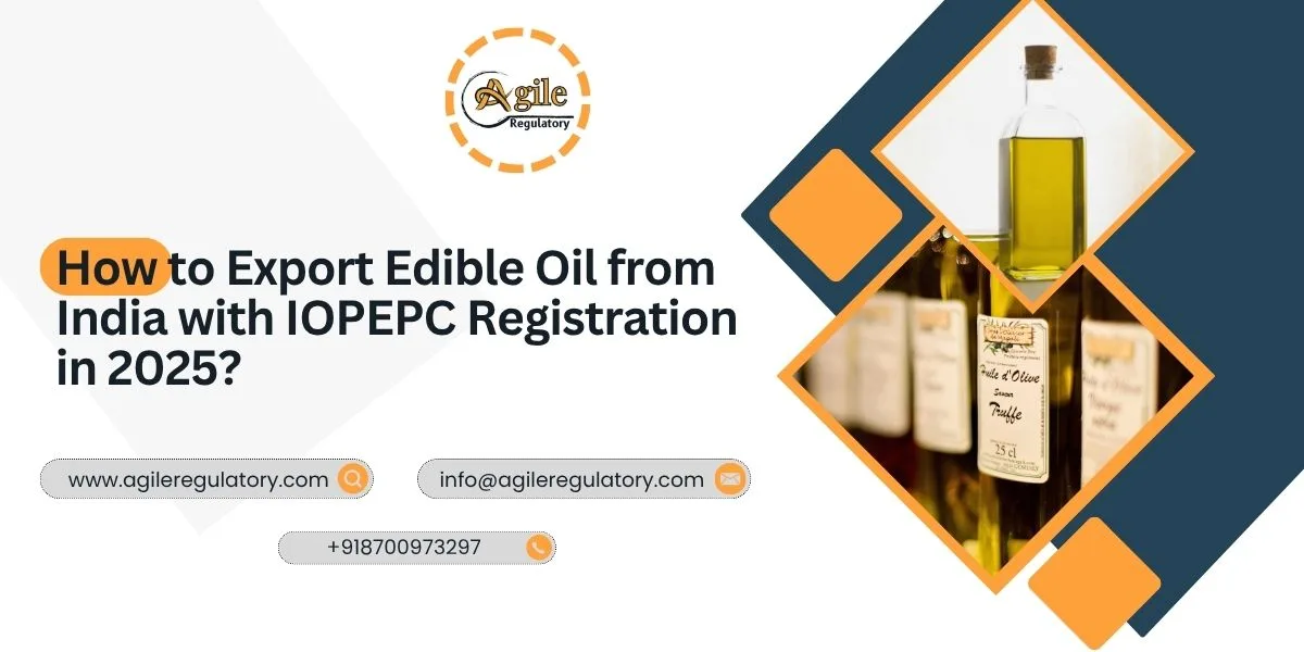 How to Export Edible Oil from India in 2025