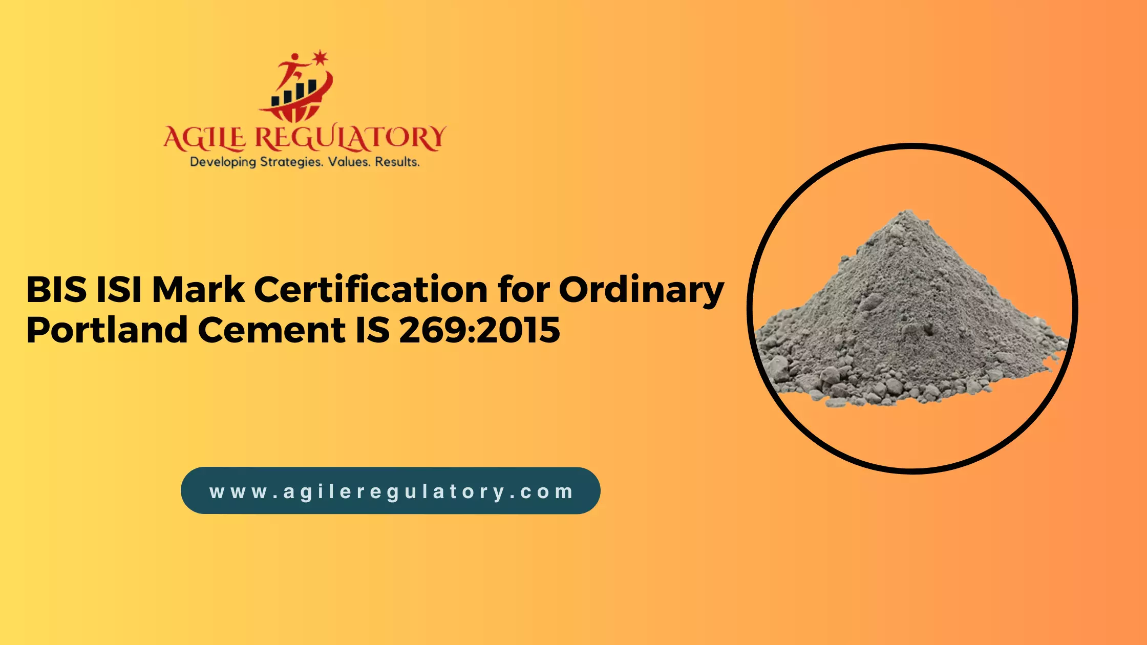 BIS Certification for OPC Cement (IS 269:2015)