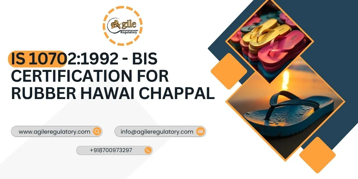 IS 10702:1992 - BIS Certification For Rubber Hawai Chappal