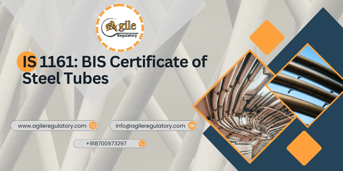 BIS Certificate of Steel Tubes for Structural Purpose
