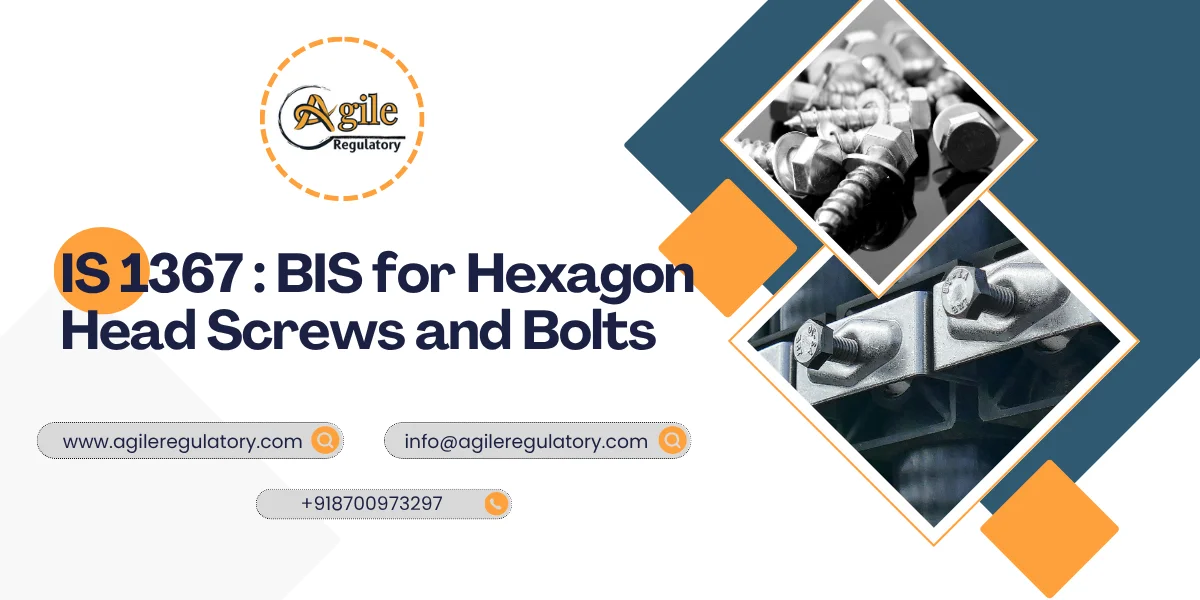 IS 1367 BIS Certification for Bolts Grade A, B & C