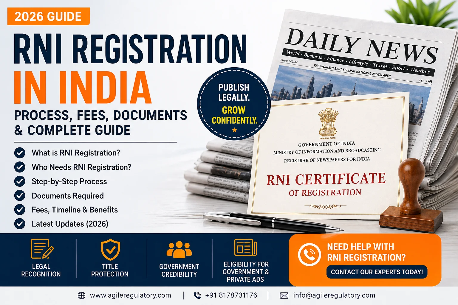 RNI Registration: How to Apply Online Step by Step